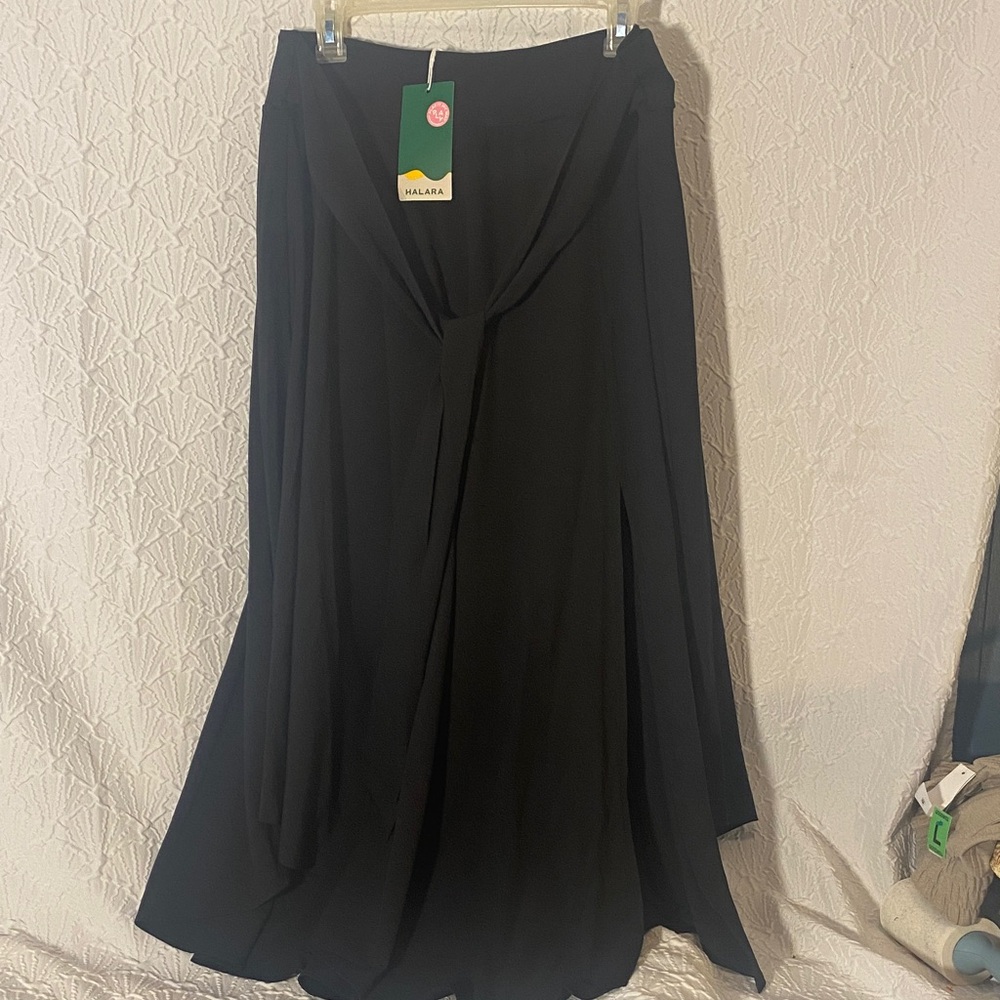 NWT! Halara Breezeful High Waisted Tie-Side Quick Dry Midi Skirt with Shorts - Picture 5 of 10